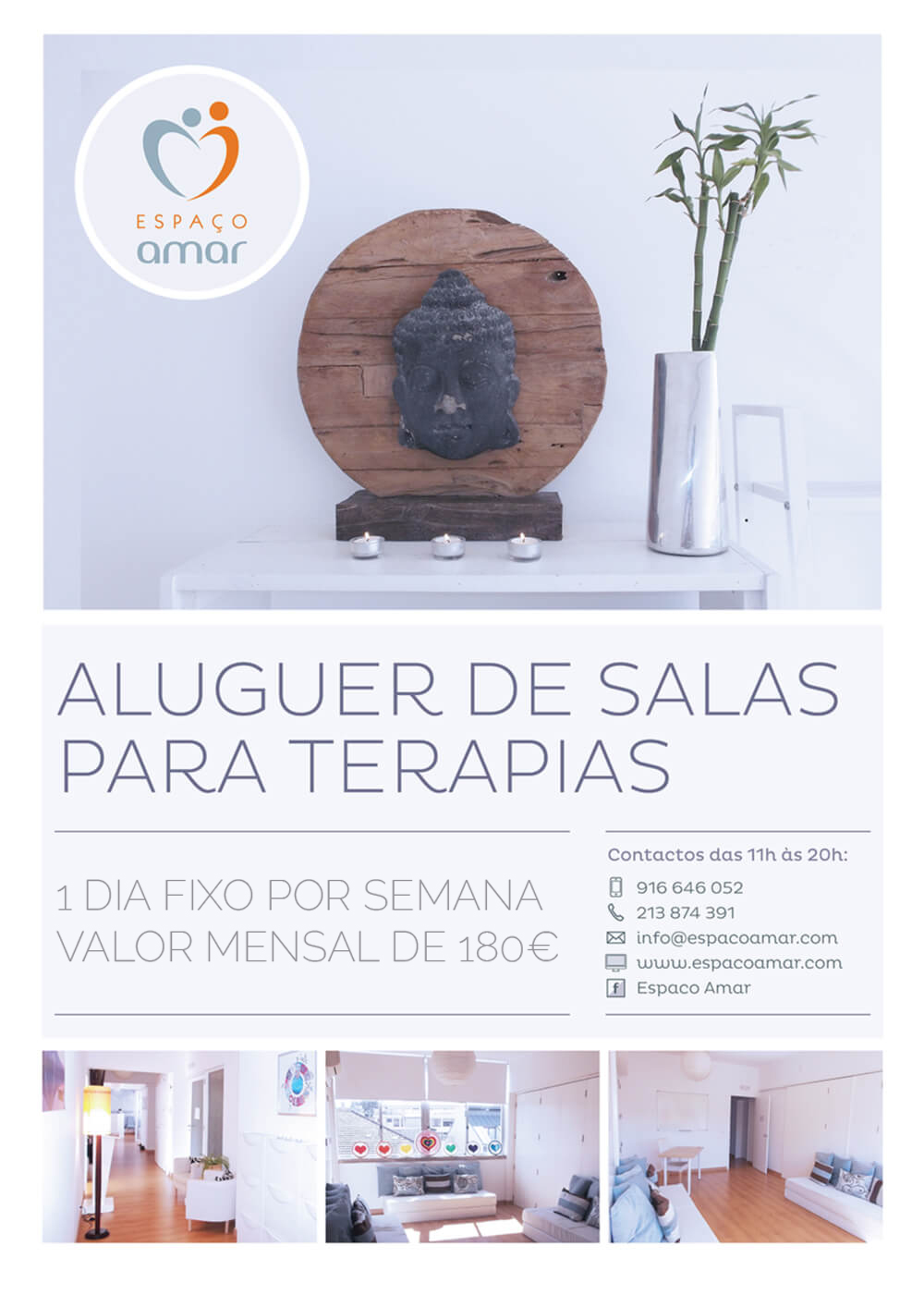 aluguer de salas para terapias